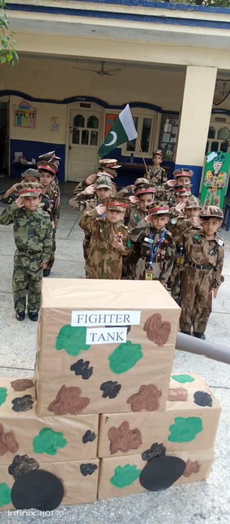 Preprimary Defence Day Activity 2022 | HappyDay School System Peshawar